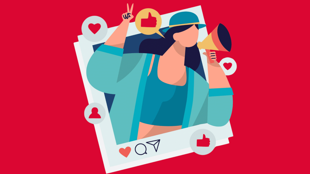 Diseño animado foto intagram